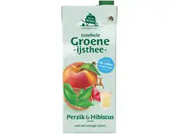 Hoogvliet Van de Boom Groene ijsthee perzik aanbieding