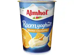Hoogvliet Almhof Roomyoghurt spaanse sinaasappel aanbieding