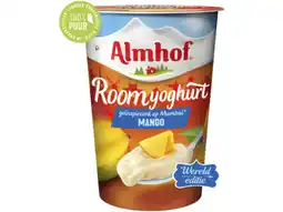 Hoogvliet Almhof Roomyoghurt mumbai mango aanbieding