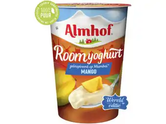 Hoogvliet Almhof Roomyoghurt mumbai mango aanbieding