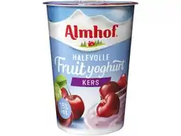 Hoogvliet Almhof Halfvolle yoghurt kers aanbieding