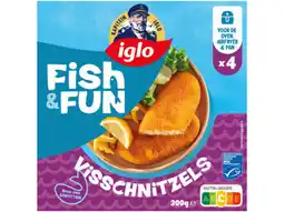 Hoogvliet Iglo Klassiekers visschnitzels aanbieding