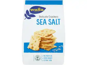 Hoogvliet Wasa Crackers sea salt aanbieding