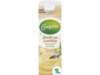 Hoogvliet Campina Dessert Zacht en Luchtig Banaan aanbieding
