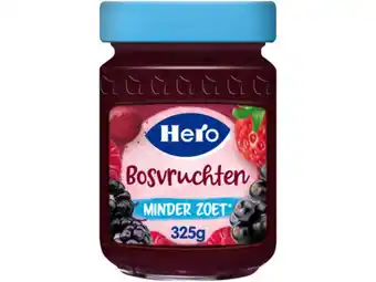 Hoogvliet Hero Jam minder zoet bosvruchten aanbieding