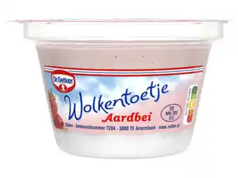 Hoogvliet Dr. Oetker Wolkentoetje aardbei aanbieding