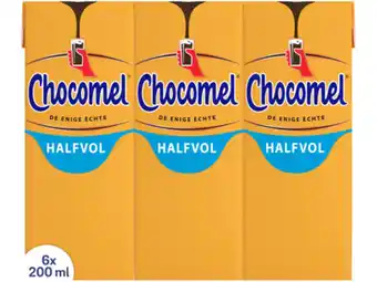 Hoogvliet Chocomel Halfvol 6-pak aanbieding