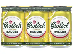 Hoogvliet Grolsch Radler citroen aanbieding