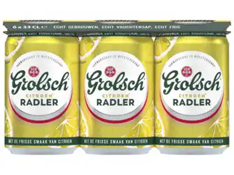 Hoogvliet Grolsch Radler citroen aanbieding