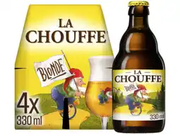 Hoogvliet La Chouffe Blond Bier Fles 4-pack aanbieding