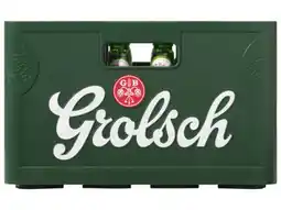 Hoogvliet Grolsch Premium Pilsener Bier Fles Krat aanbieding