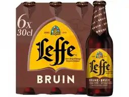 Hoogvliet Leffe Bruin Belgisch Abdijbier fles 6-pack aanbieding