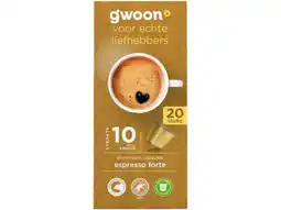 Hoogvliet G'woon Koffiecups espresso forte aanbieding