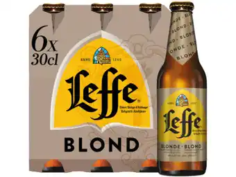 Hoogvliet Leffe Blond Belgisch Abdijbier Flessen 6-pack aanbieding