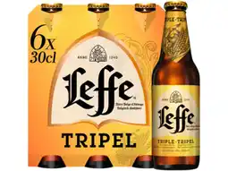 Hoogvliet Leffe Tripel Belgisch Abdijbier Fles 6-pack aanbieding