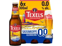 Hoogvliet Texels Skuumkoppe 0.0 Bier Fles 6-pak aanbieding