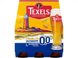 Hoogvliet Texels Skuumkoppe 0.0 Bier Fles 6-pak aanbieding