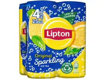 Hoogvliet Lipton Ice tea sparkling aanbieding