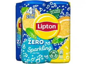 Hoogvliet Lipton Sparkling zero aanbieding