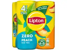 Hoogvliet Lipton Peach zero aanbieding