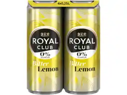 Hoogvliet Royal Club Bitter lemon 0% aanbieding