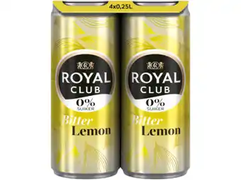 Hoogvliet Royal Club Bitter lemon 0% aanbieding