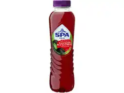 Hoogvliet Spa FRUIT Koolzuurvrij Raspberry Blackcurrant aanbieding