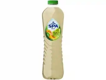 Hoogvliet Spa FRUIT Koolzuurvrij Peach Pear aanbieding