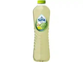 Hoogvliet Spa Fruit still lime ginger aanbieding
