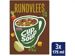 Hoogvliet Unox Cup a Soup rundvlees aanbieding