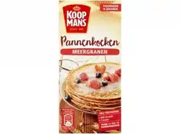 Hoogvliet Koopmans Pannenkoekmix meergranen aanbieding