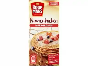 Hoogvliet Koopmans Pannenkoekmix meergranen aanbieding