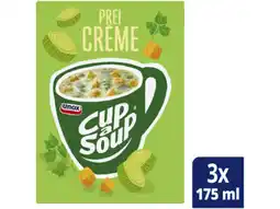 Hoogvliet Unox Cup a Soup prei crème aanbieding