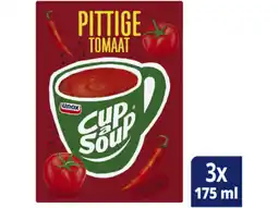 Hoogvliet Unox Cup a Soup pittige tomaat aanbieding