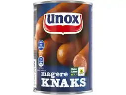 Hoogvliet Unox Magere knakworst Knaks aanbieding