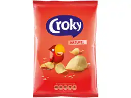 Hoogvliet Croky Chips naturel aanbieding