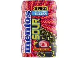 Hoogvliet Mentos Gum sour aardbei aanbieding