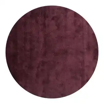 Trendhopper Vloerkleed Cowan rond aubergine 48 aanbieding