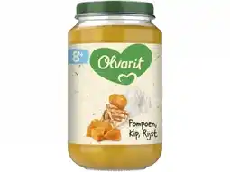 Hoogvliet Olvarit 8+ Maanden Pompoen Kip Rijst aanbieding