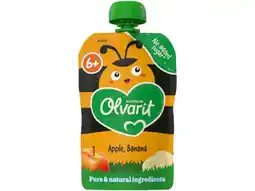 Hoogvliet Olvarit 6+ Maanden Knijpzakje Appel Banaan aanbieding