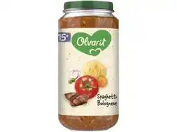 Hoogvliet Olvarit 15+ Maanden Spaghetti Bolognese aanbieding