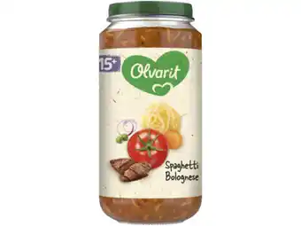 Hoogvliet Olvarit 15+ Maanden Spaghetti Bolognese aanbieding