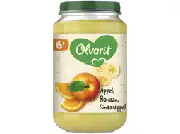 Hoogvliet Olvarit 6+ Maanden Appel Banaan Sinaasappel aanbieding