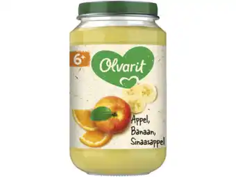 Hoogvliet Olvarit 6+ Maanden Appel Banaan Sinaasappel aanbieding