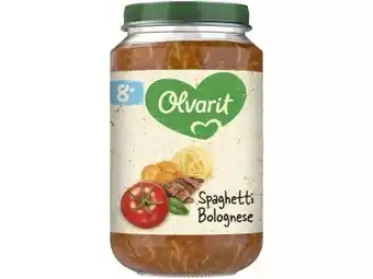 Hoogvliet Olvarit 8+ Maanden Spaghetti Bolognese aanbieding