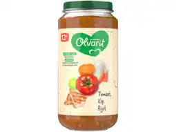 Hoogvliet Olvarit 12+ Maanden Tomaat Kip Rijst aanbieding