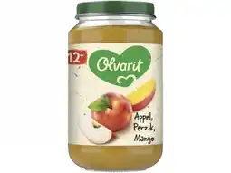 Hoogvliet Olvarit 12+ Maanden Appel Perzik Mango aanbieding