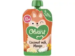 Hoogvliet Olvarit 12+ Maanden Knijpzakje Kokosmelk aanbieding
