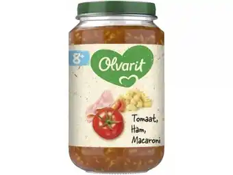 Hoogvliet Olvarit 8+ Maanden Tomaat Ham Macaroni aanbieding