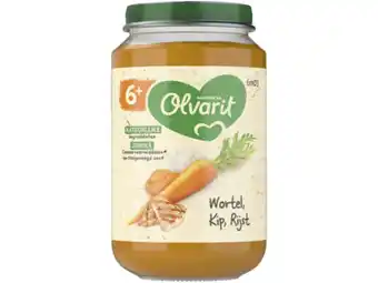 Hoogvliet Olvarit Wortel kip rijst 6 maanden aanbieding